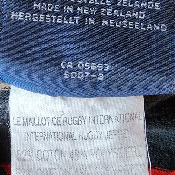 Vintage CCC Canterbury of New Zealand Mens Large Rugby Shirt Jersey Striped - Picture 6 of 7